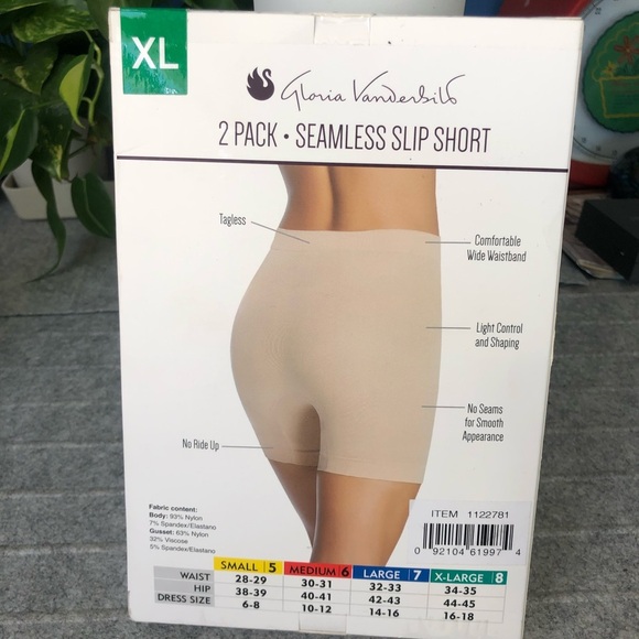 Gloria Vanderbilt Seamless Slip Short - Picture 2 of 4